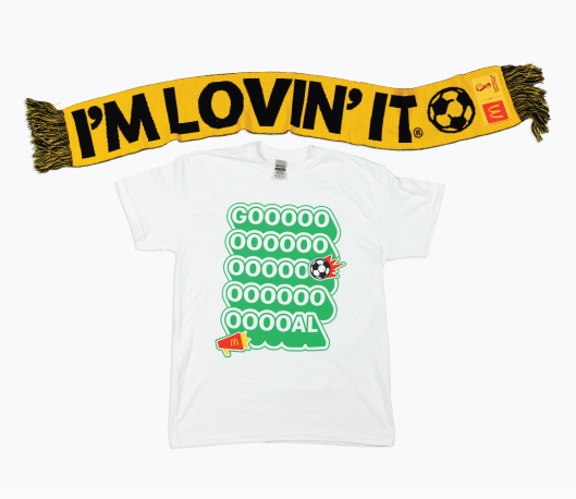 McDonald's x Fifa World Cup tee and scarf